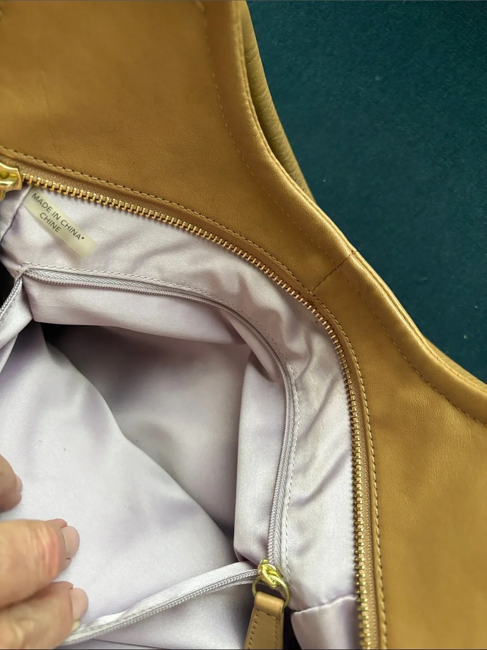 Coach Caramel Leather Shoulder Tote